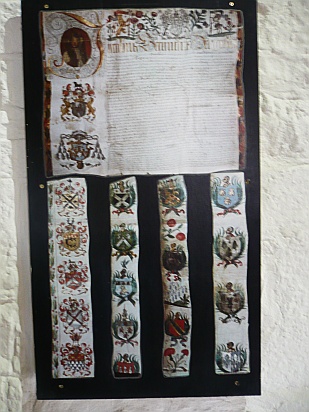 Coat of arms scroll - Public Domain Photograph