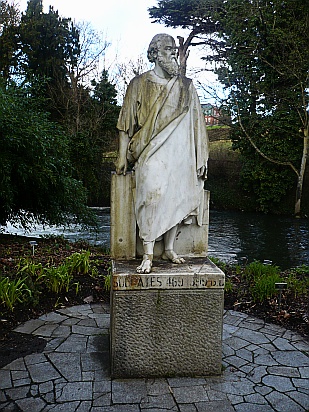 Socrates sculpture - Public Domain Photograph