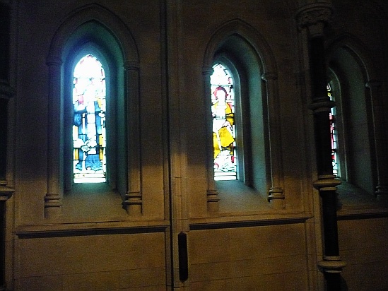Stained glass windows - Public Domain Photograph