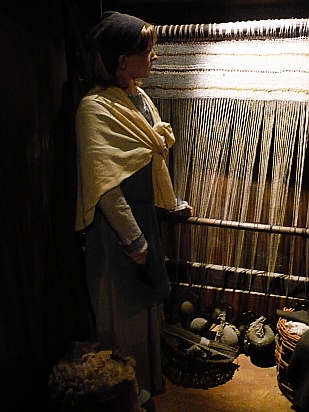 Woman weaving - Public Domain Photograph
