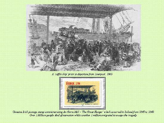 The Irish Famine - Please wait a moment whilst the image loads