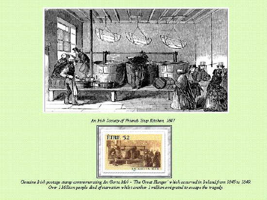 The Irish Famine - Please wait a moment whilst the image loads